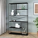 metal display bookshelf